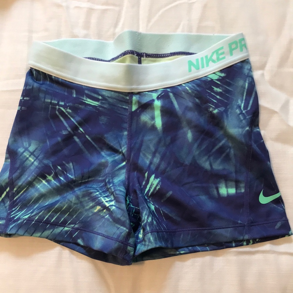 Patterned Nike Pro Spandex